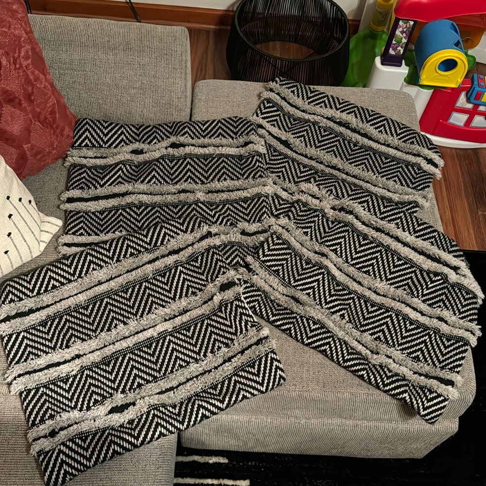 4 Boho Aztec Throw Pillow Covers
